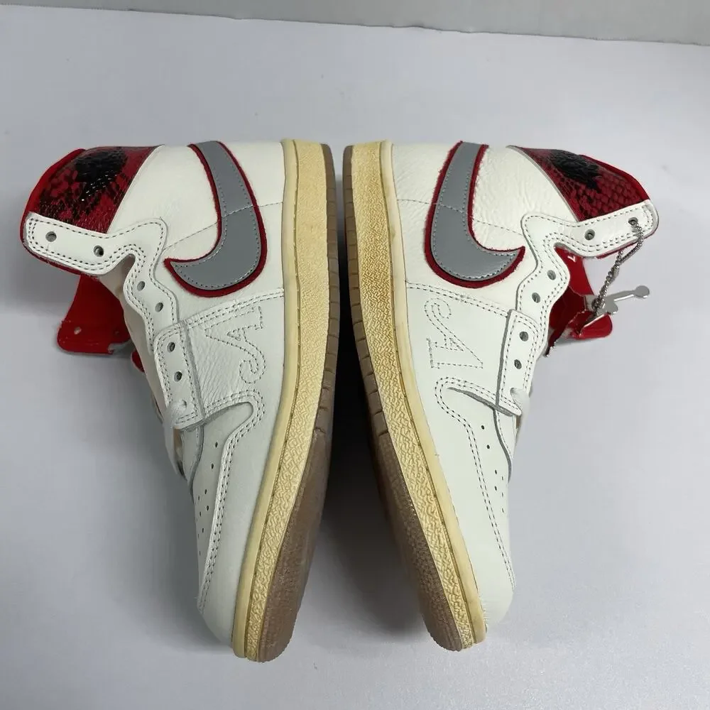 Nike Jordan Air Ship PE SP University Red Awake NY FN8675 100 Size 9 White Red